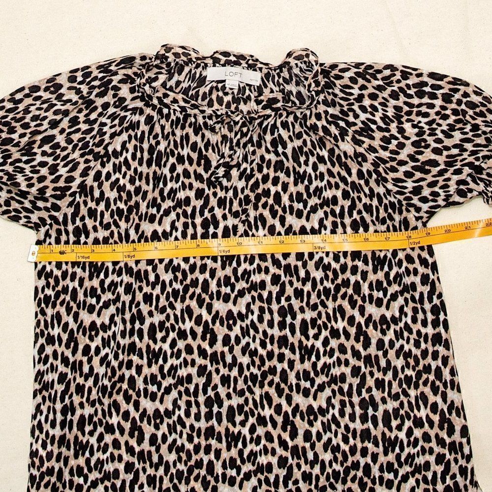 LOFT Cheetah Print Top  - Picture 7 of 7